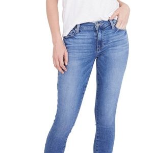 PAIGE Verdugo Distressed Ankle Skinny Jeans